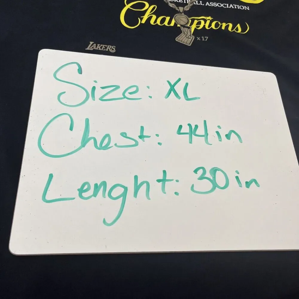 Nike 2020 Los Angeles Lakers NBA Finals Champion Black T-shirt XL Mens Dri-Fit